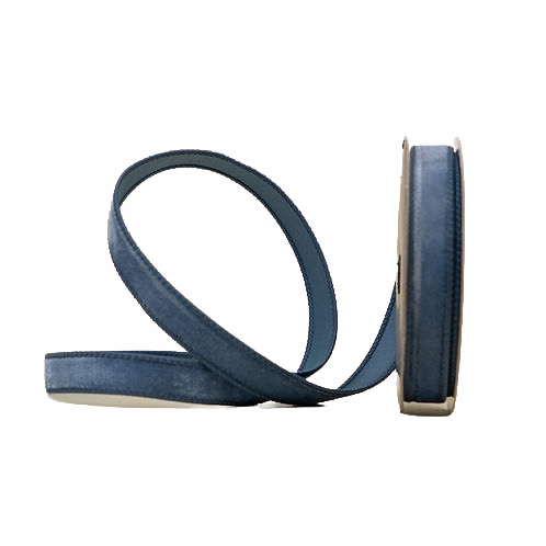 Ribbon Velvet Steel Blue