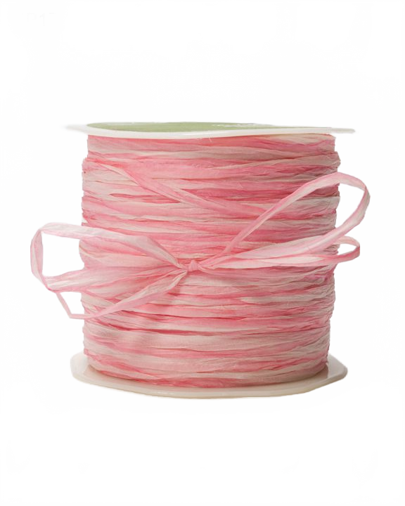 Raffia Pink Ribbon