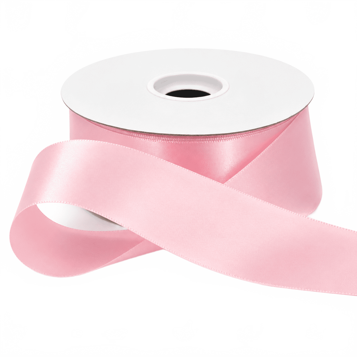 1.5″ Single Face Pink Satin Ribbon
