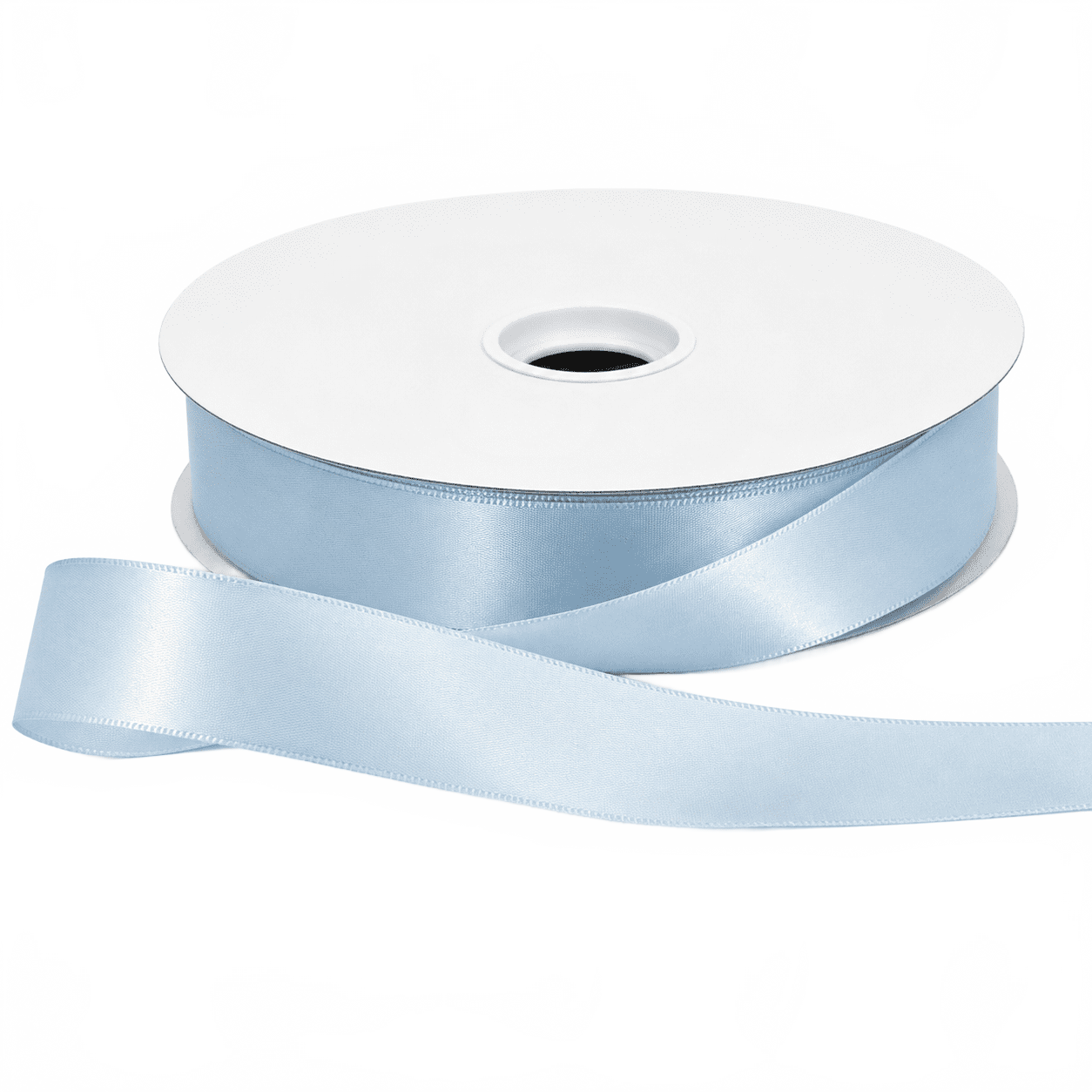 7/8″ Single Face Light Blue Satin Ribbon