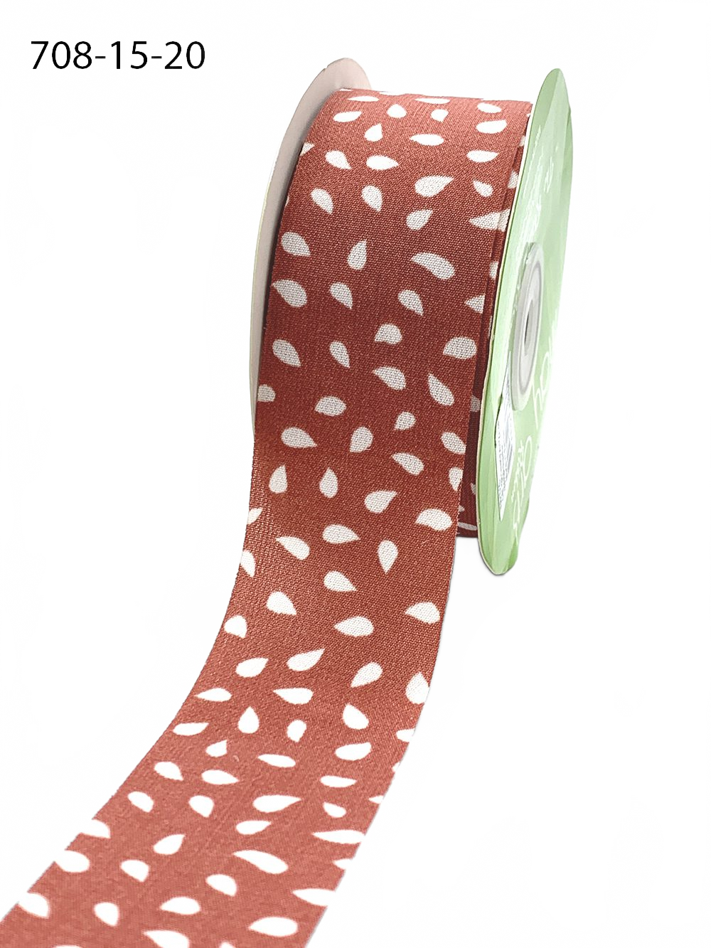 1.5″ Abstract Seeds Print Ribbon