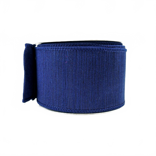 Ribbon 2.5" Shabby Silk Navy Blue