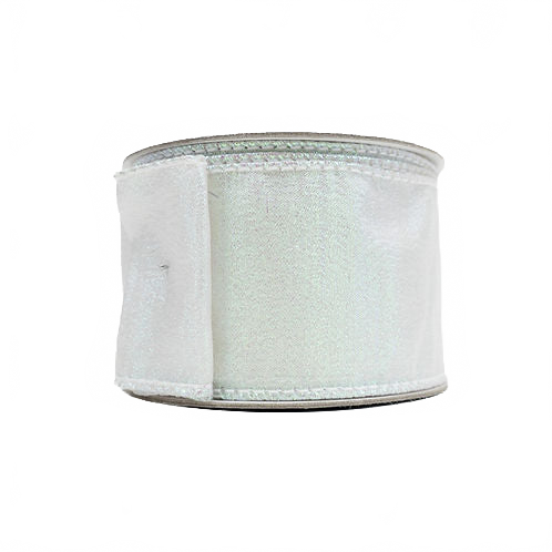 Ribbon 2.5" Luster Iridescent White
