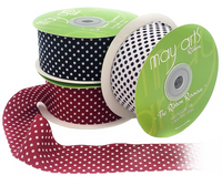 1.5 Inch Modern Mini Dot Print Ribbon