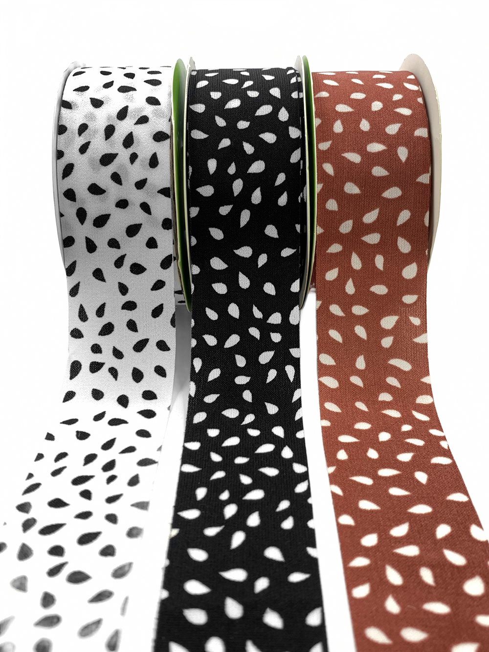 1.5″ Abstract Seeds Print Ribbon