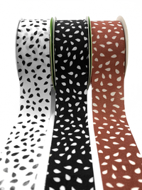 1.5″ Abstract Seeds Print Ribbon