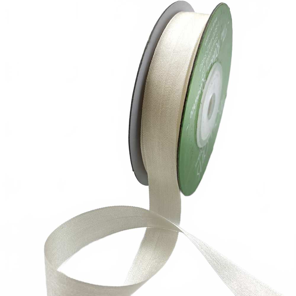 1/2 Inch 100% Hand-Dyed Silk Ribbon With Woven Edge