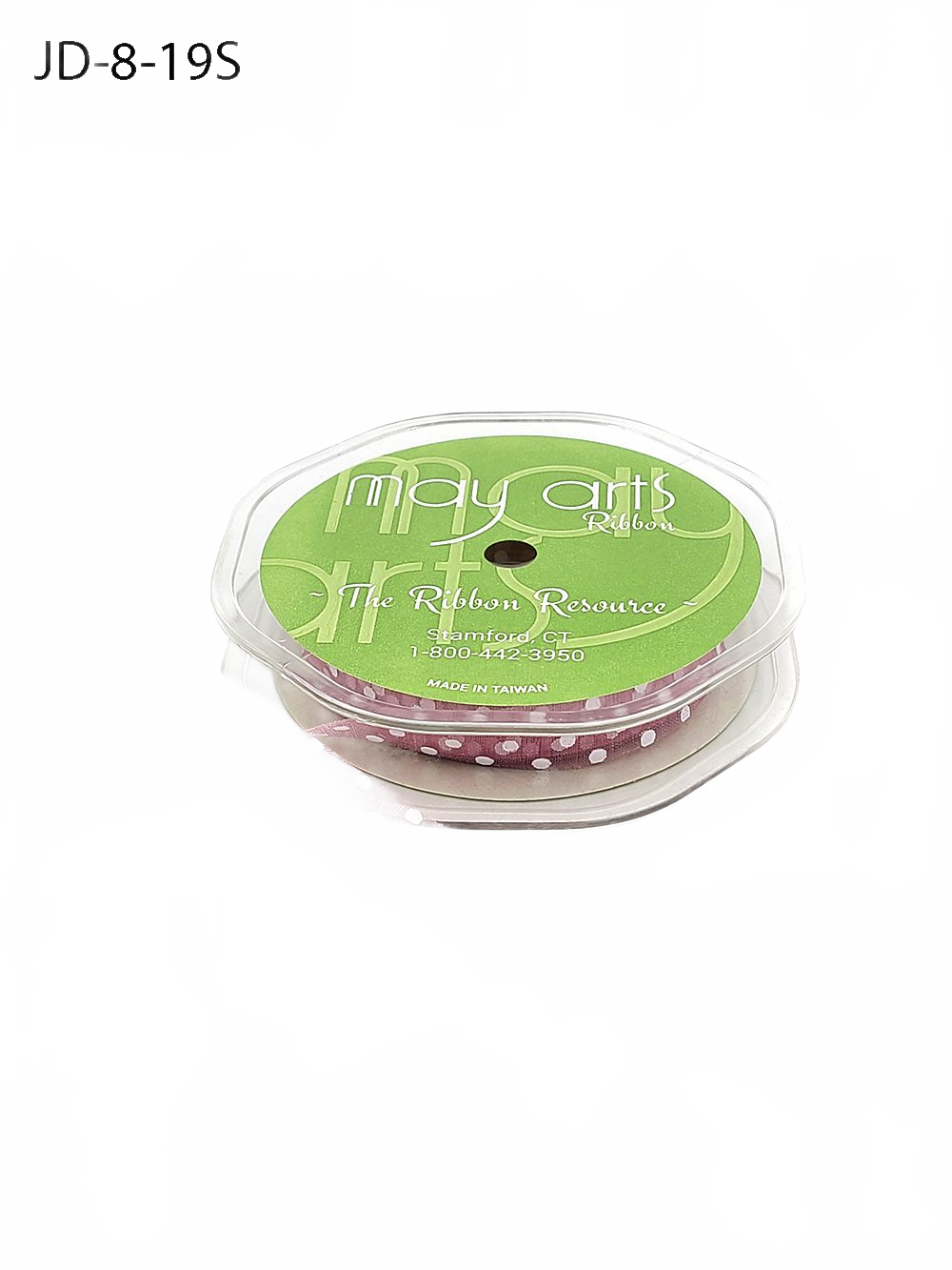 3/8 Inch & 5/8 Inch Sheer Dots Ribbon
