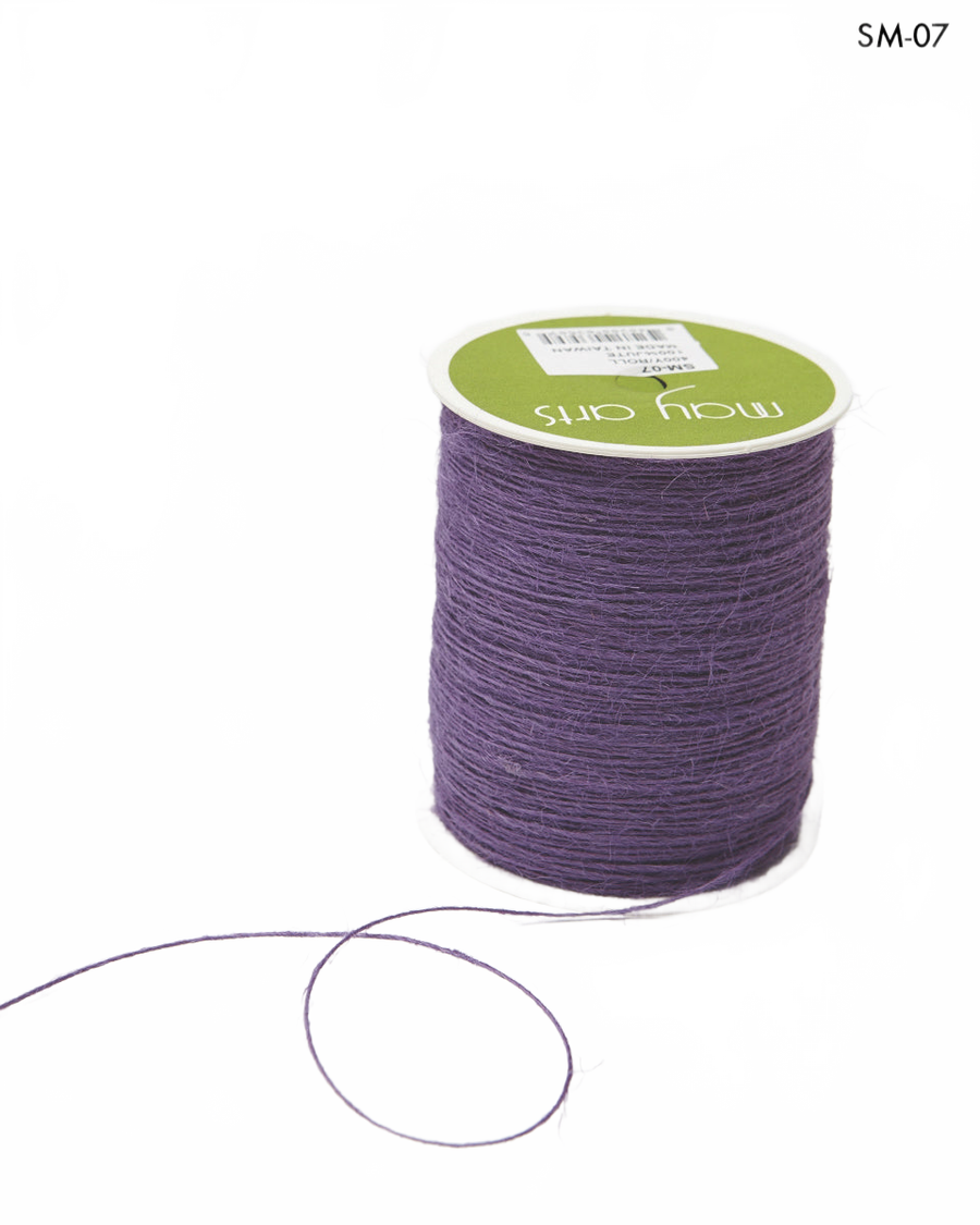 1 Millimeter 100% Jute Lavender Burlap String Cord Ribbon