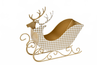 Sleigh With Houndstooth Print