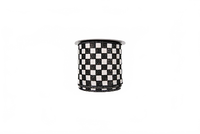 Ribbon Little Checks 4X10 Blk/Wht