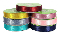 1 Inch Double Sided Sleek Ripple Tape Ribbon With Woven Edge