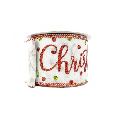 Ribbon 2.5" Merry Chrismas