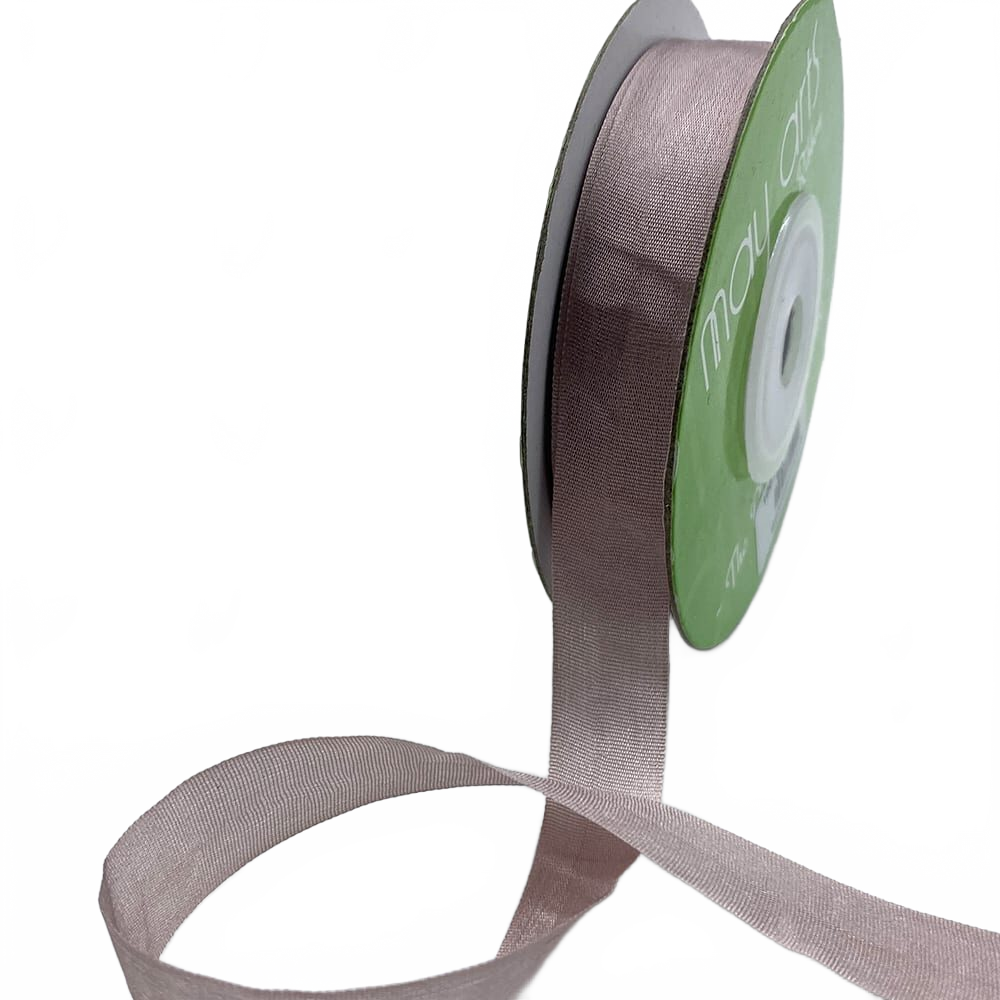 1/2 Inch 100% Hand-Dyed Sphinx Silk Ribbon With Woven Edge