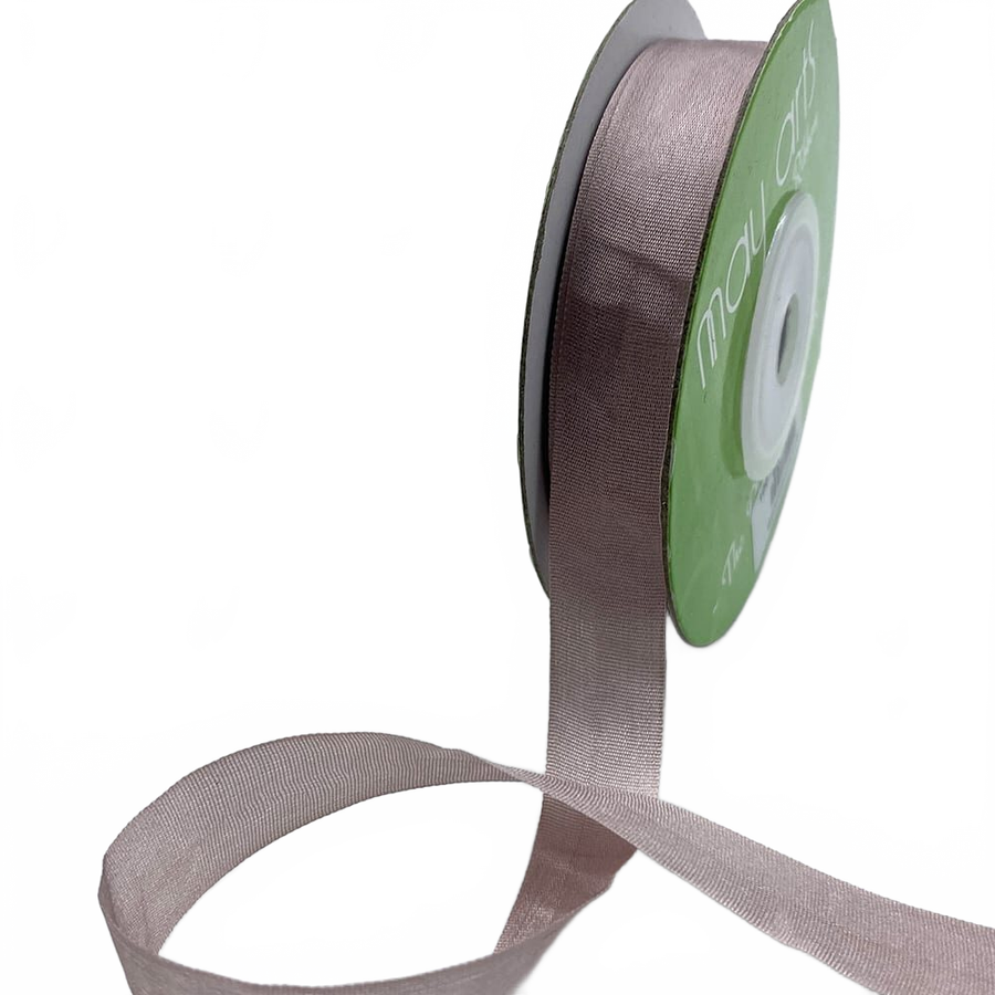 1/2 Inch 100% Hand-Dyed Sphinx Silk Ribbon With Woven Edge
