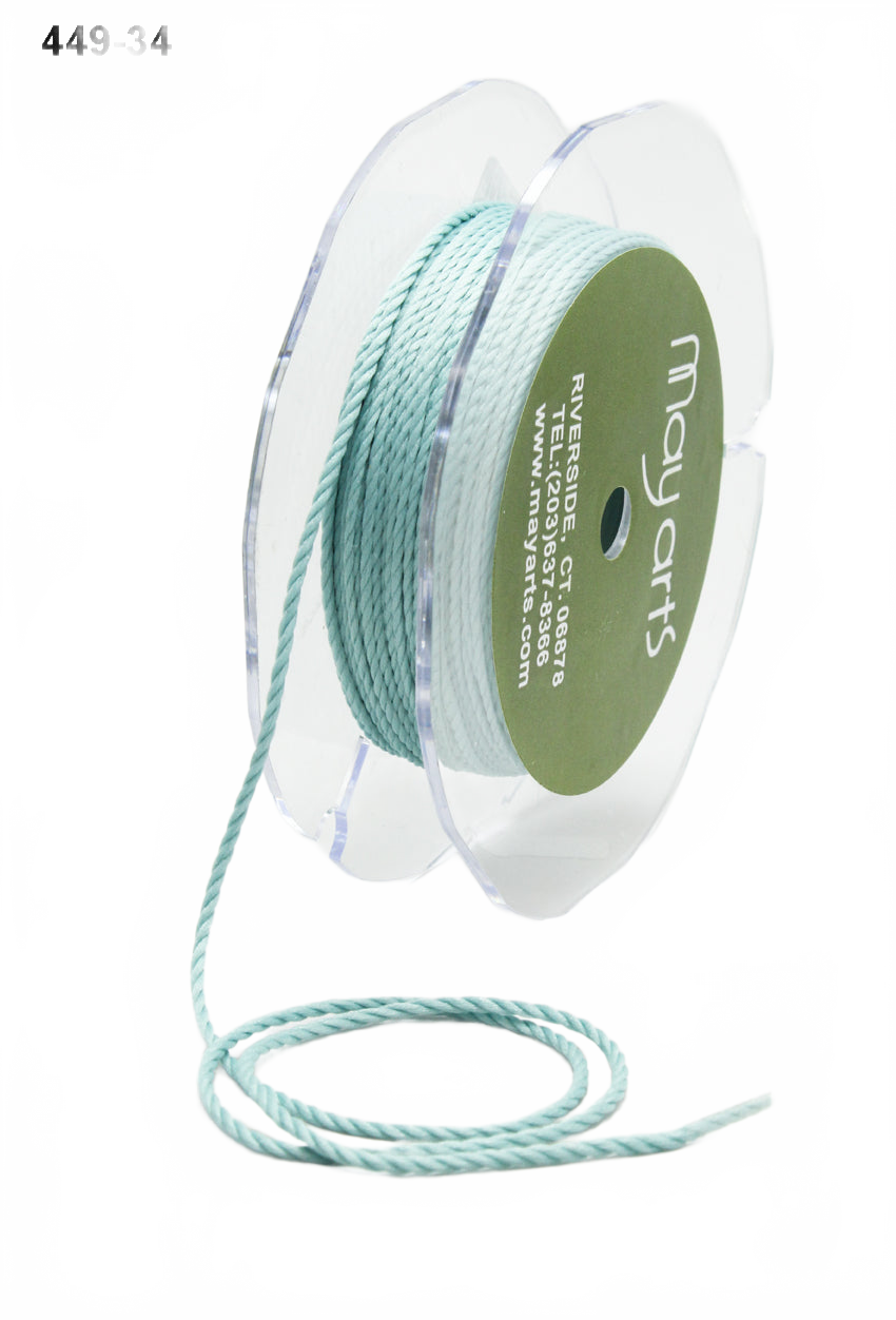 1 Millimeter Mini Cording Light Blue Ribbon