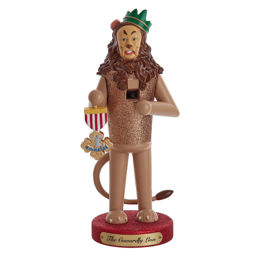 10" The Wizard of Oz™ Cowardly Lion Nutcracker