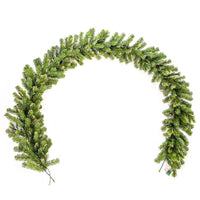 9' Pre-Lit Clear Incandescent Charleston Garland