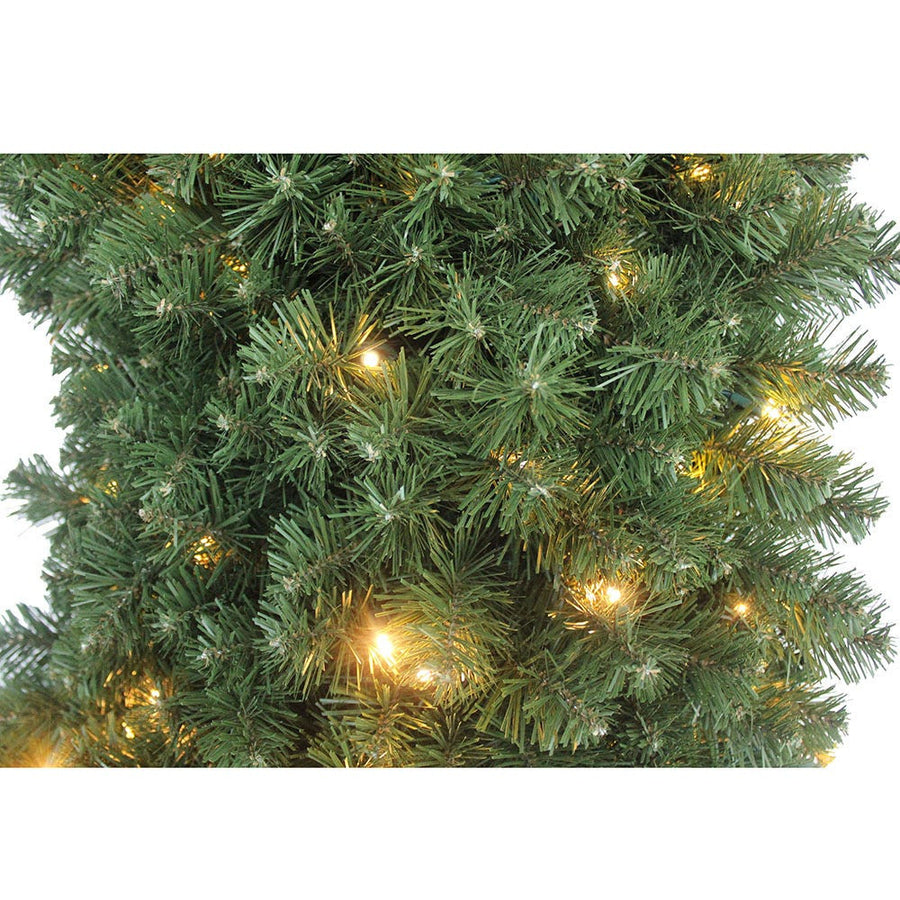 60" Pre-Lit Warm White LED Commercial Wreath
