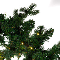 9' Pre-Lit Warm White LED Jackson Pine Garland
