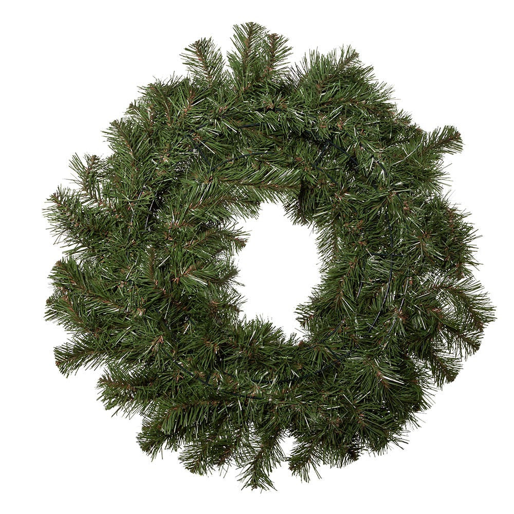 30" Un-Lit Virginia Pine Wreath