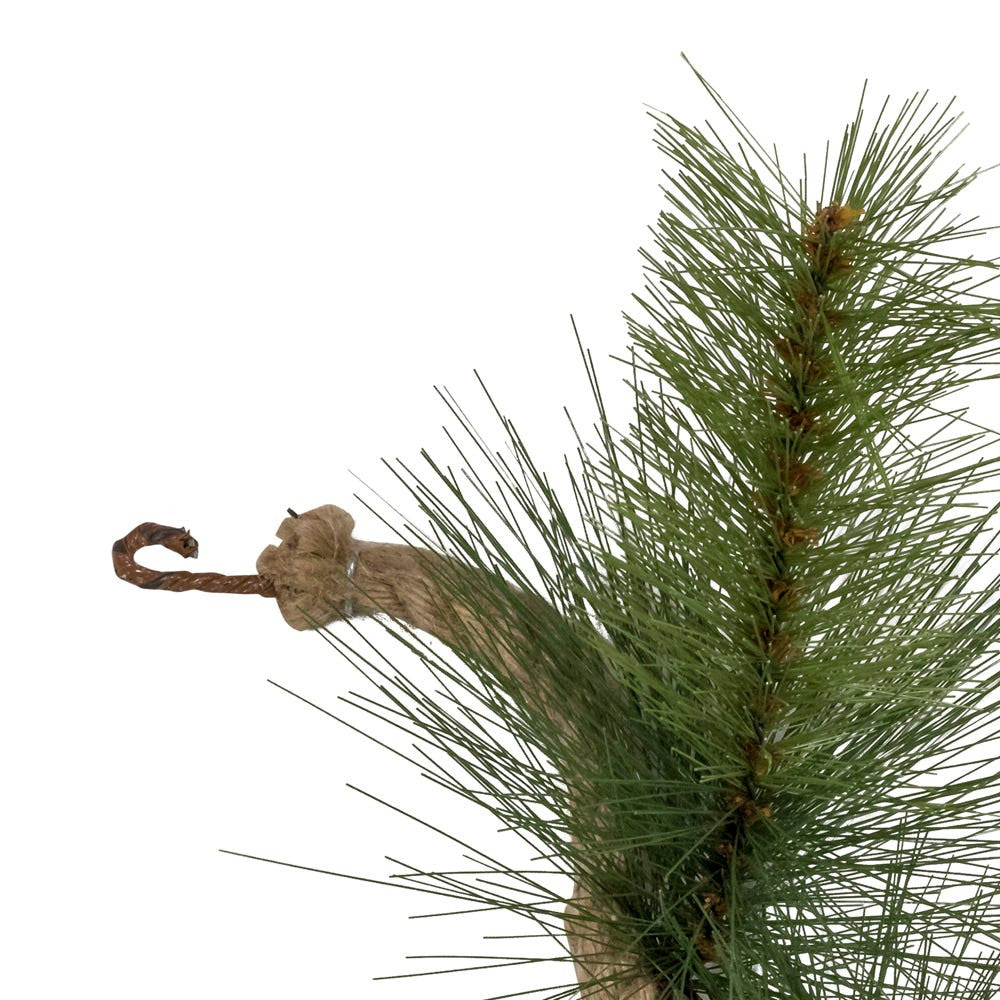 4' Un-Lit Pine Garland With Pinecones