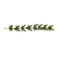 4' Un-Lit Pine Garland With Pinecones
