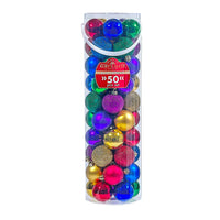 60MM Shatterproof Multicolored Ball Ornaments