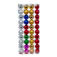 60MM Shatterproof Shiny and Matte Ball Ornaments