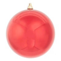 200MM Shatterproof Shiny Red Ball Ornament