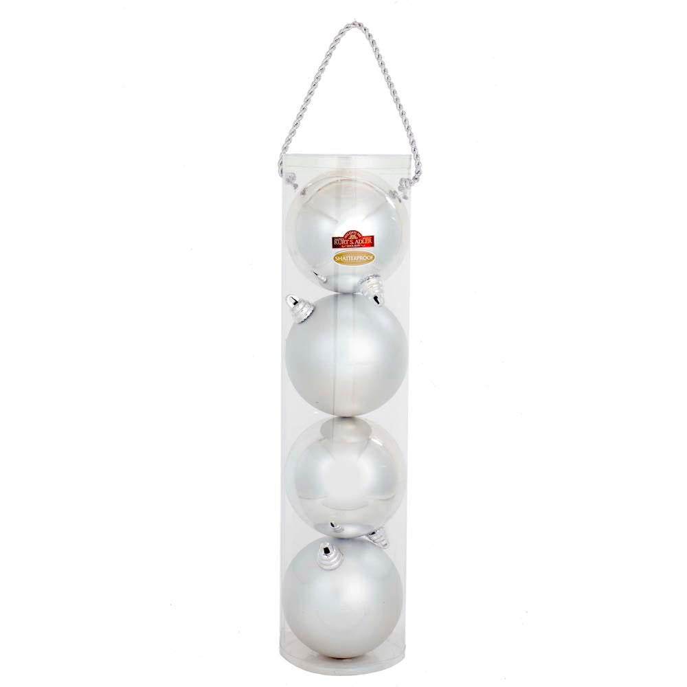 120MM Shatterproof Two-Tone Ball Ornaments