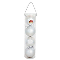 120MM Shatterproof Two-Tone Ball Ornaments