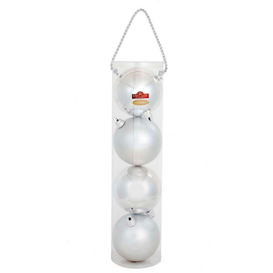 120MM Shatterproof Two-Tone Ball Ornaments