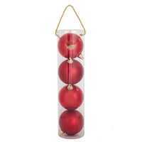 120MM Shatterproof Two-Tone Ball Ornaments