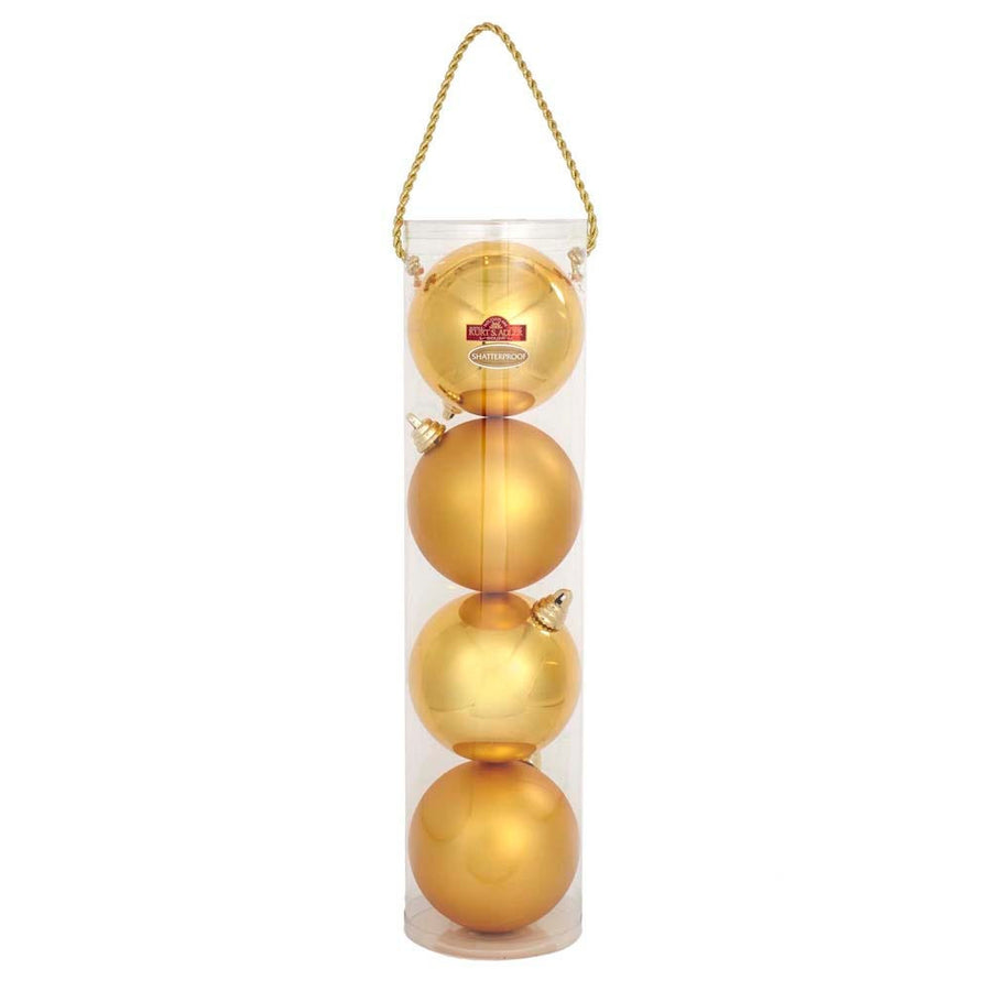 120MM Shatterproof Two-Tone Ball Ornaments