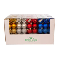 50MM Shatterproof Multicolored Ball Ornaments