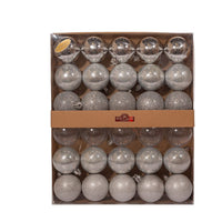 60MM Shatterproof Silver Ball Ornaments