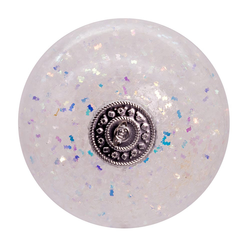 100MM Shatterproof Iridescent Glittered Ball Ornaments