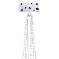9' Iridescent Diamond Bead Garland