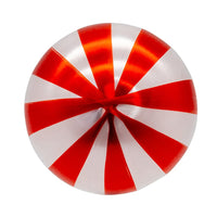 80MM Peppermint Silk Ball Ornaments