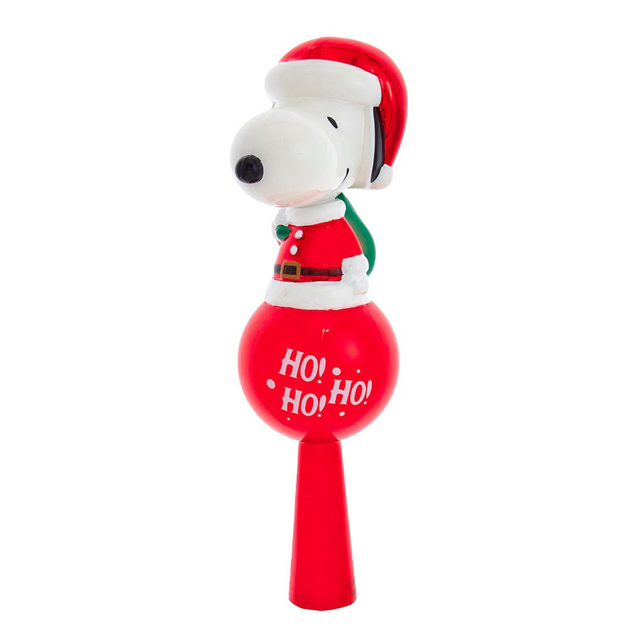 Peanuts© Glass Snoopy Treetop