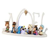 Peanuts© Battery-Operated LED Lighted Nativity Scene