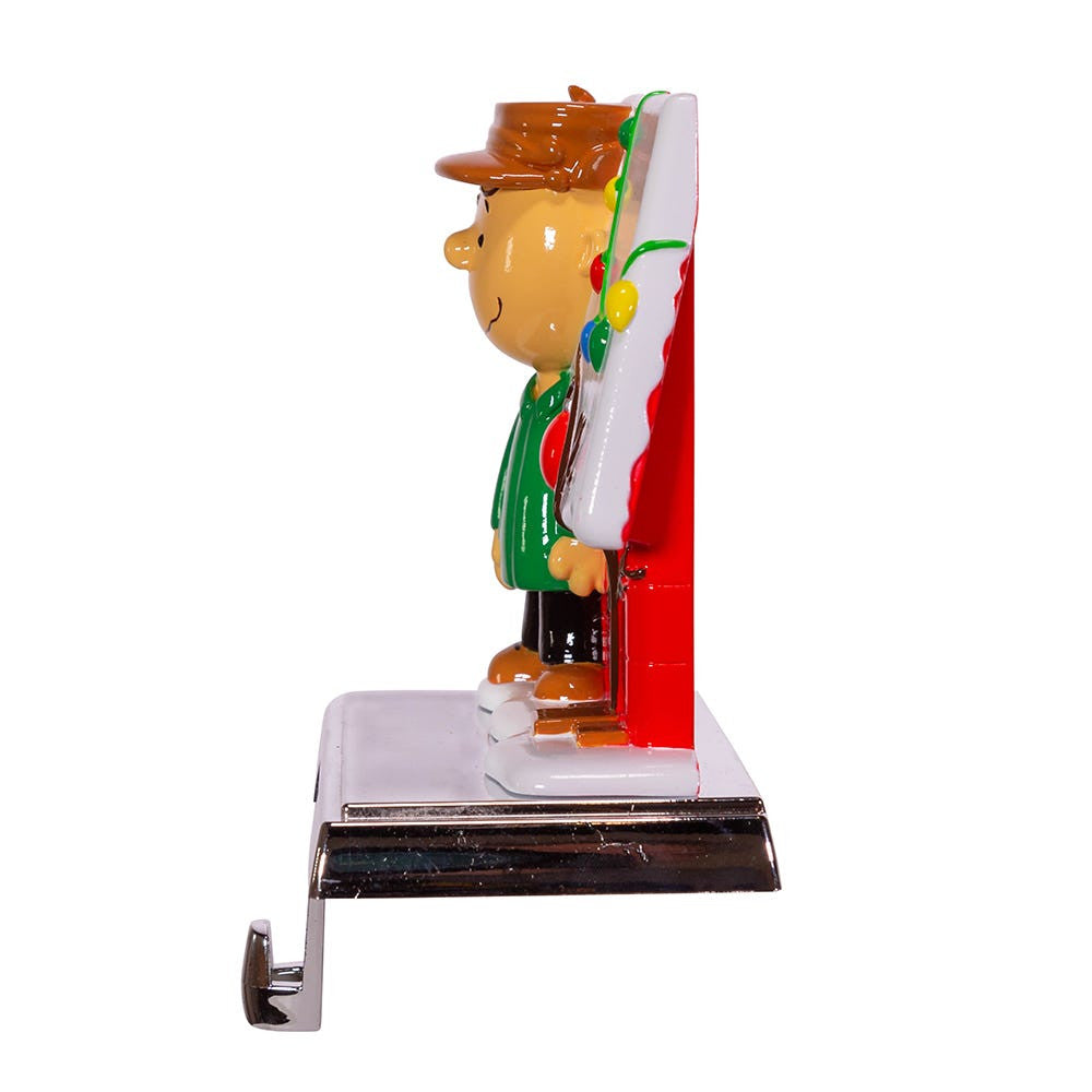 Peanuts© Charlie Brown and Dog House Stocking Holder