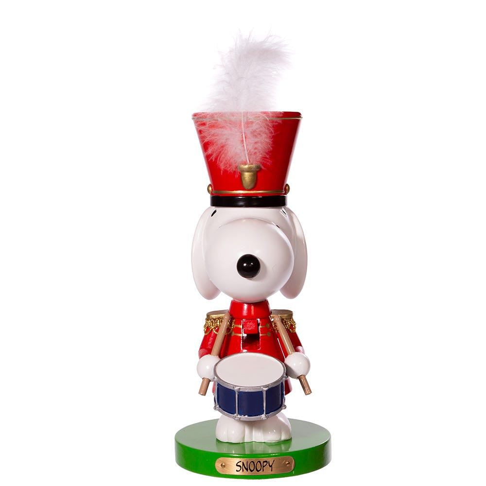 10" Peanuts© Snoopy the Drummer Nutcracker