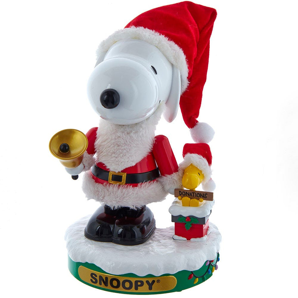 10" Peanuts© Battery Operated Snoopy Musical Nutcracker
