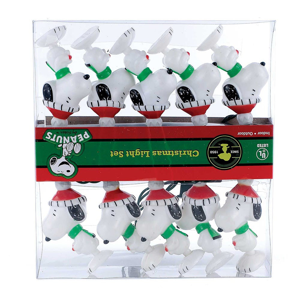 11' UL 10L Peanuts© Snoopy Light Set
