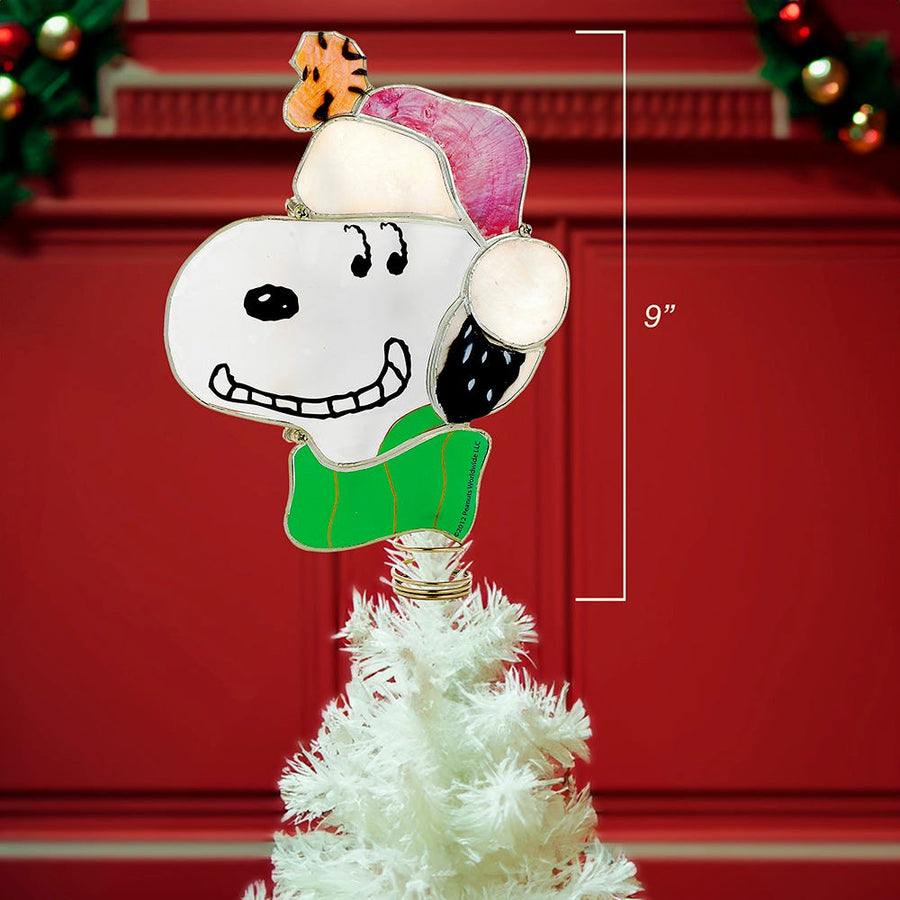 9" Peanuts© Snoopy Lighted Treetop