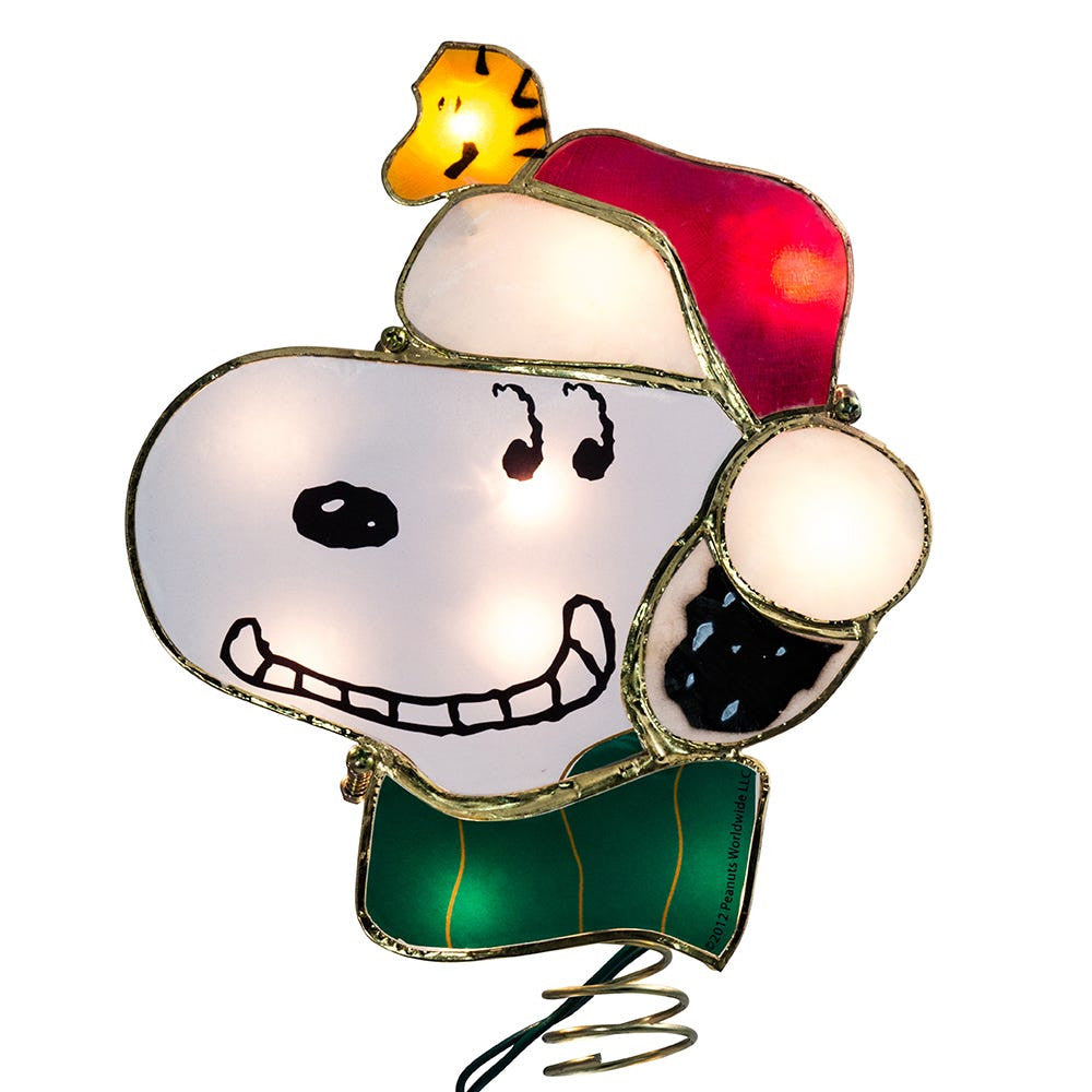 9" Peanuts© Snoopy Lighted Treetop