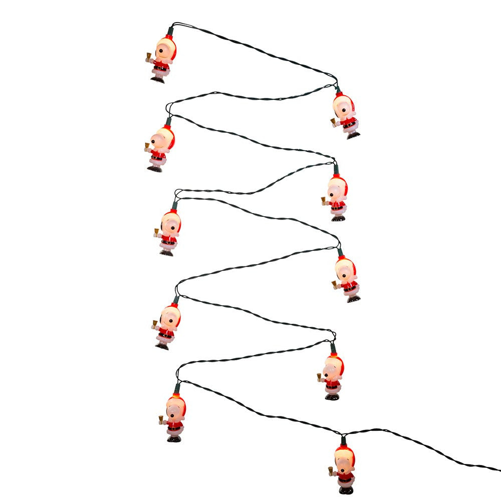 9' UL 10L Peanuts© Snoopy In Santa Suit Light Set
