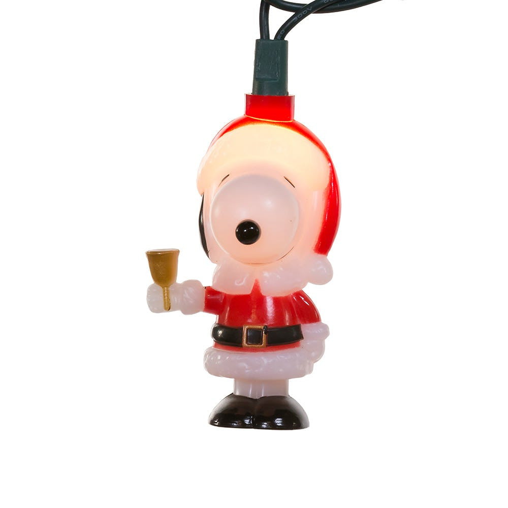 9' UL 10L Peanuts© Snoopy In Santa Suit Light Set